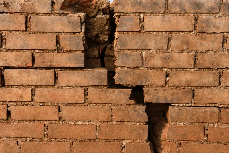 Cracked Brick Wall Repair